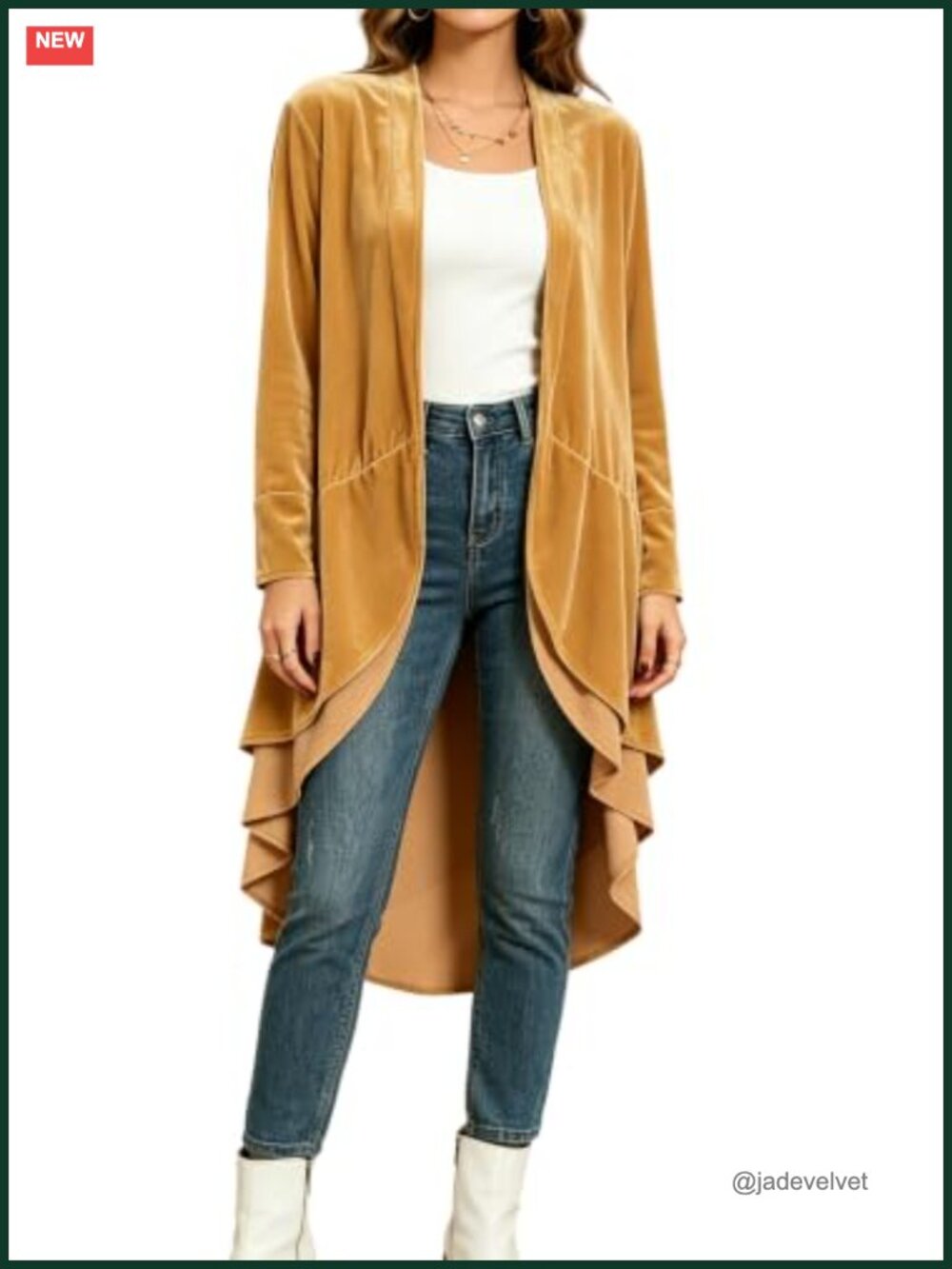 Womens Velvet Long Sleeve Collarless Blazer Coat Casual Relaxed Fit Jacket